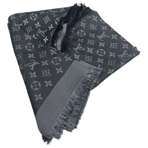 grey louis vuitton scarf and hat|louis vuitton wool scarf.